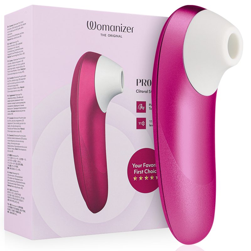 WOMANIZER - PRO VIBRANT CLITORIAL STIMULATOR ROSA
