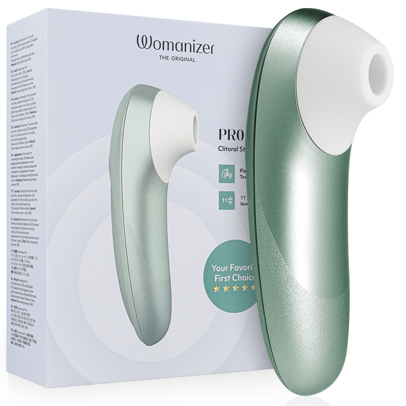 WOMANIZER - PRO VIBRANT CLITORIAL STIMULATOR CINZA VERDE SÁLVIA