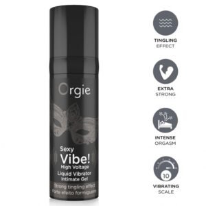 ORGIE - VIBRAÇÃO SEXY! VIBRADOR LÍQUIDO EXTRA FORTE DE ALTA VOLTAGEM 15 ML