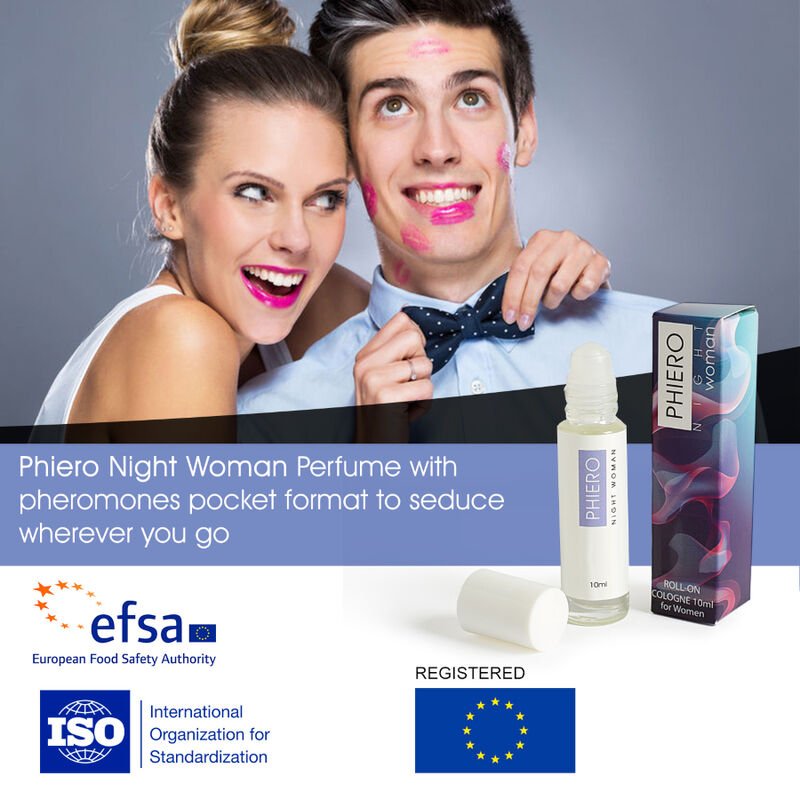 500 COSMETICS - MULHER DA NOITE DE PHIERO. PERFUME COM FEROMONAS EM FORMATO DE ROLL-ON PARA MULHERES - Image 2