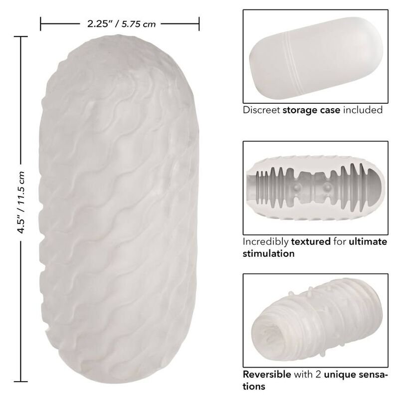 CALEXOTICS - REVERSÍVEL RIBBED STROKER - Image 2