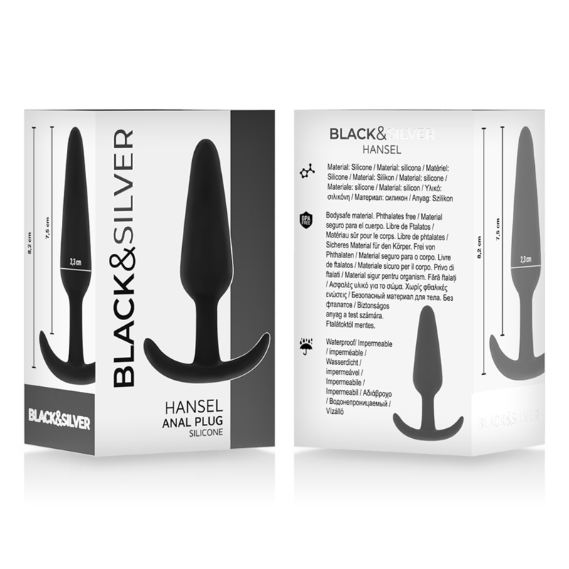 BLACKSILVER - PLUG ANAL DE SILICONE HANSEL COM CABO PEQUENO - Image 5