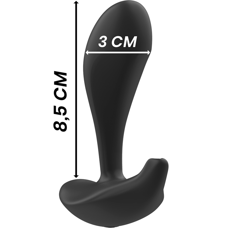 BLACKSILVER - CONTROLE REMOTO DE SILICONE DWAYNE ANAL PLUG - Image 5