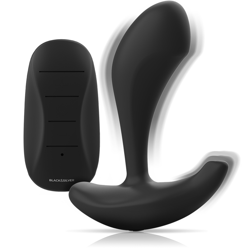 BLACKSILVER - CONTROLE REMOTO DE SILICONE DWAYNE ANAL PLUG - Image 3