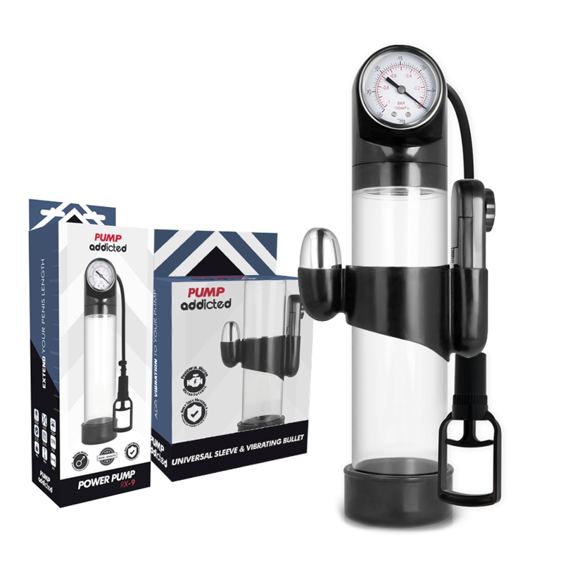 PUMP ADDICTED - VIBRADOR TRANSPARENTE RX9 - Image 2