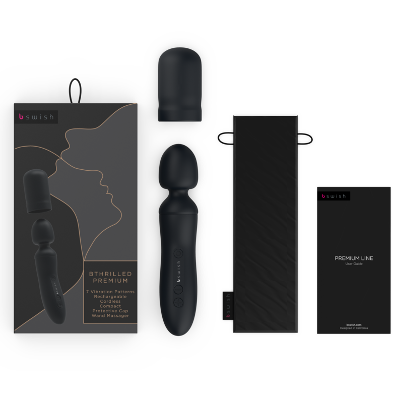 B SWISH - VARINHA VIBRADOR BTHRILLED PREMIUM PRETO - Image 4