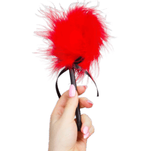 SECRETPLAY - ESPANADOR MARABOU VERMELHO