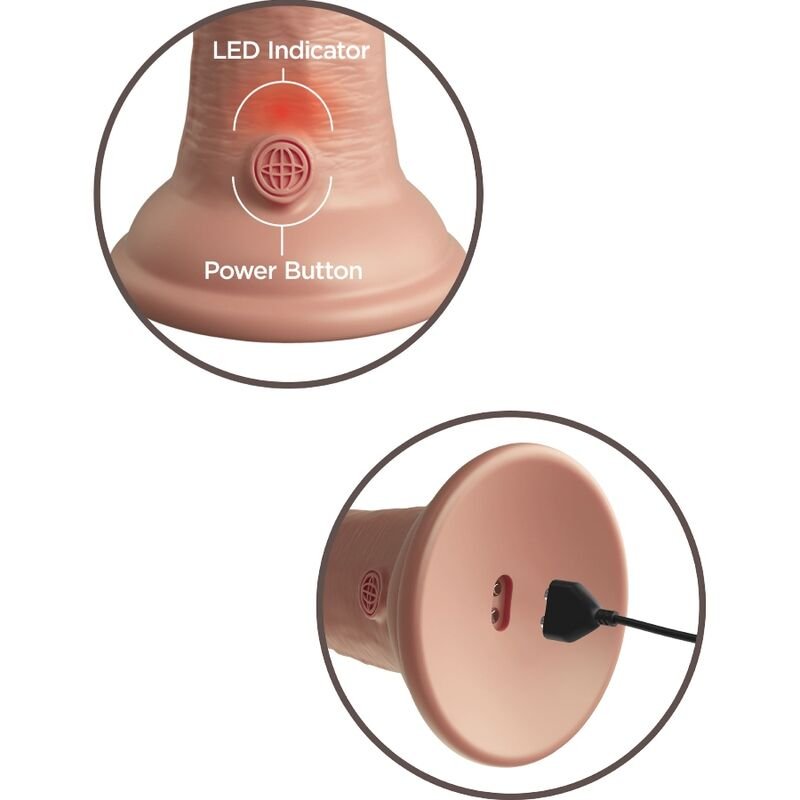 KING COCK - ELITE VIBRADOR REALÍSTICO E SILICONE 20.3 CM - Image 4