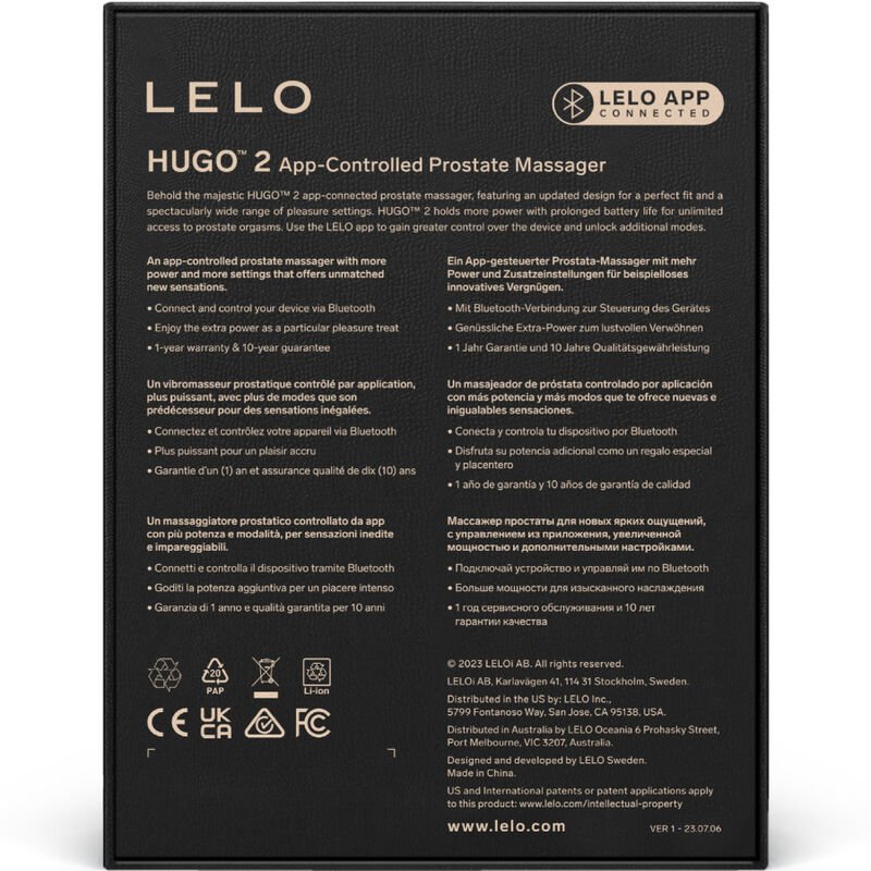 LELO - HUGO 2 MASAJEADOR DE PROSTATA VERDE - Image 4