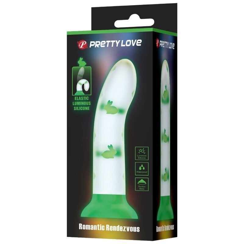 PRETTY LOVE - DILDO MÁGICO NIGHTFALL SEM VIBRAÇÃO VERDE LUMINOSO - Image 4