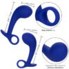 CALEXOTICS - ADMIRAL CONJUNTO 2 PLUG ANAL AZUL - Image 4