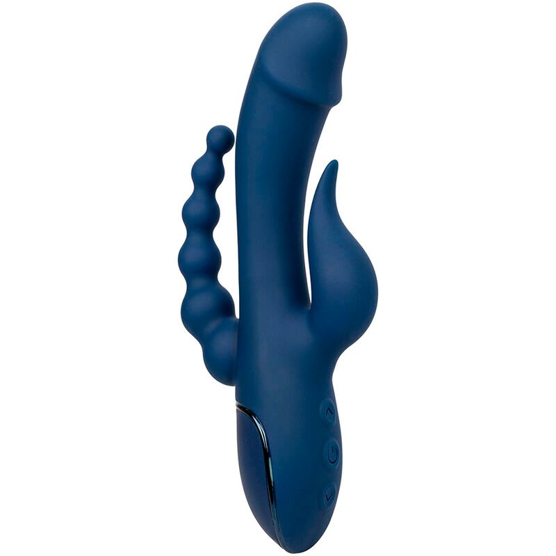 CALEXOTICS - VIBRADOR TRIPLO ORGASM AZUL - Image 3
