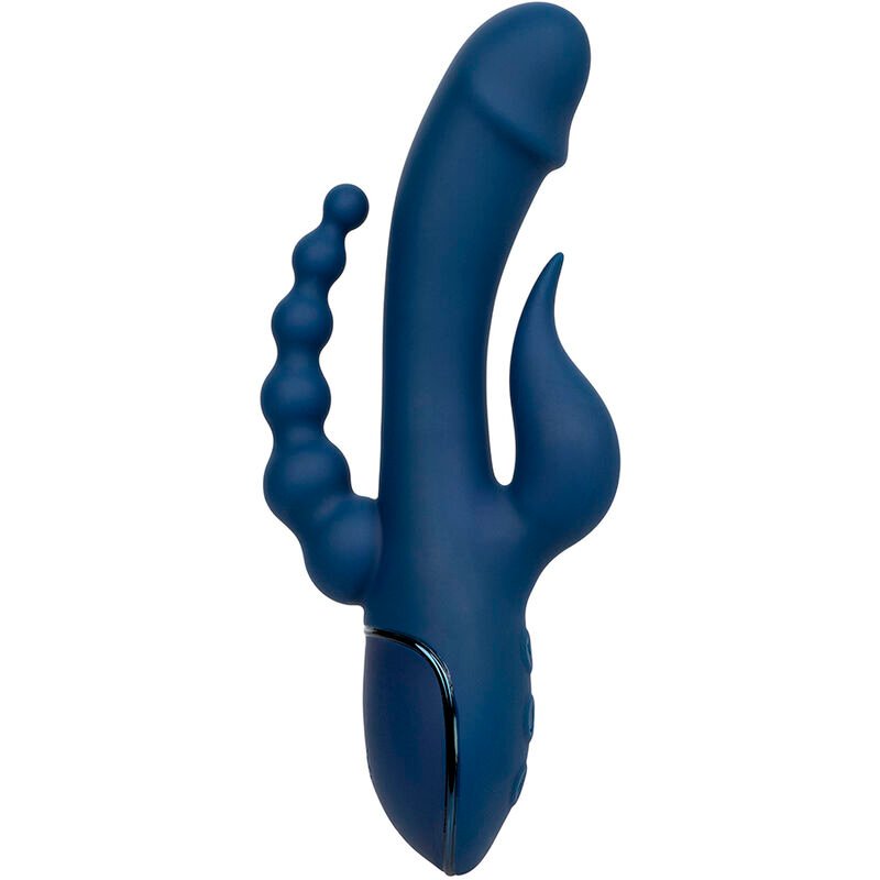 CALEXOTICS - VIBRADOR TRIPLO ORGASM AZUL - Image 4