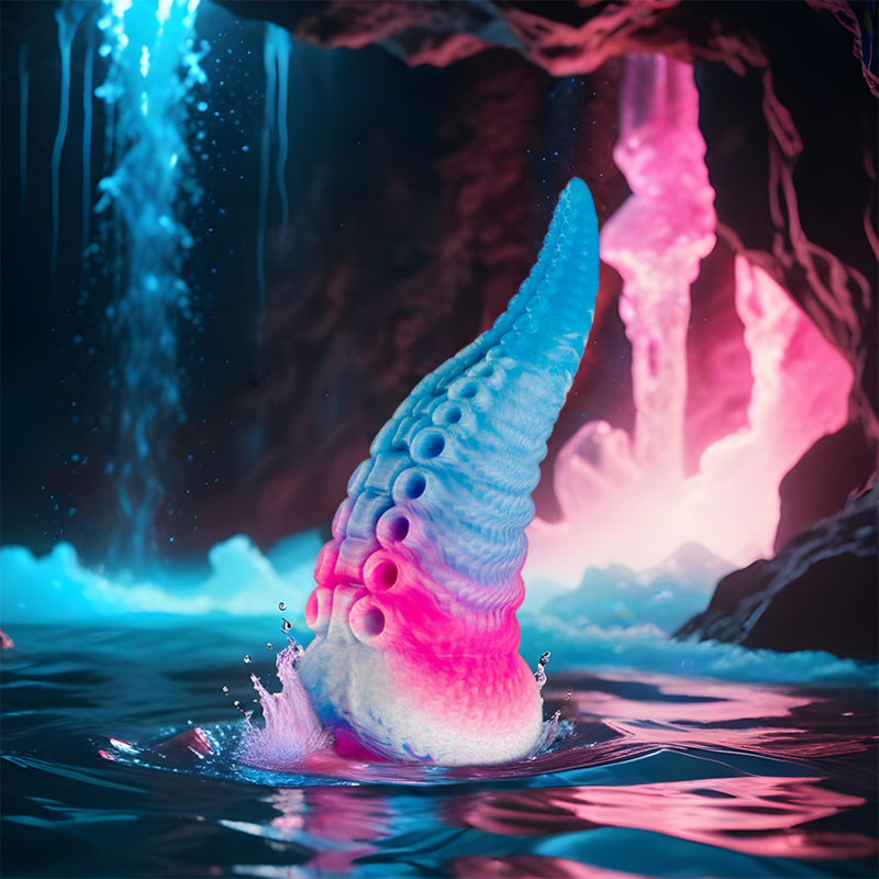EPIC - DILDO DE TENTÁCULO AZUL PHORCYS TAMANHO PEQUENO - Image 2