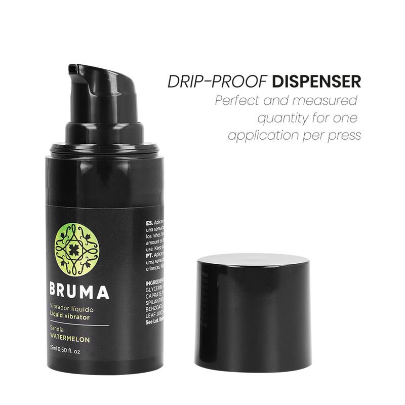 BRUMA - VIBRADOR LÍQUIDO ULTRA DESLIZANTE MELANCIA 15 ML - Image 5