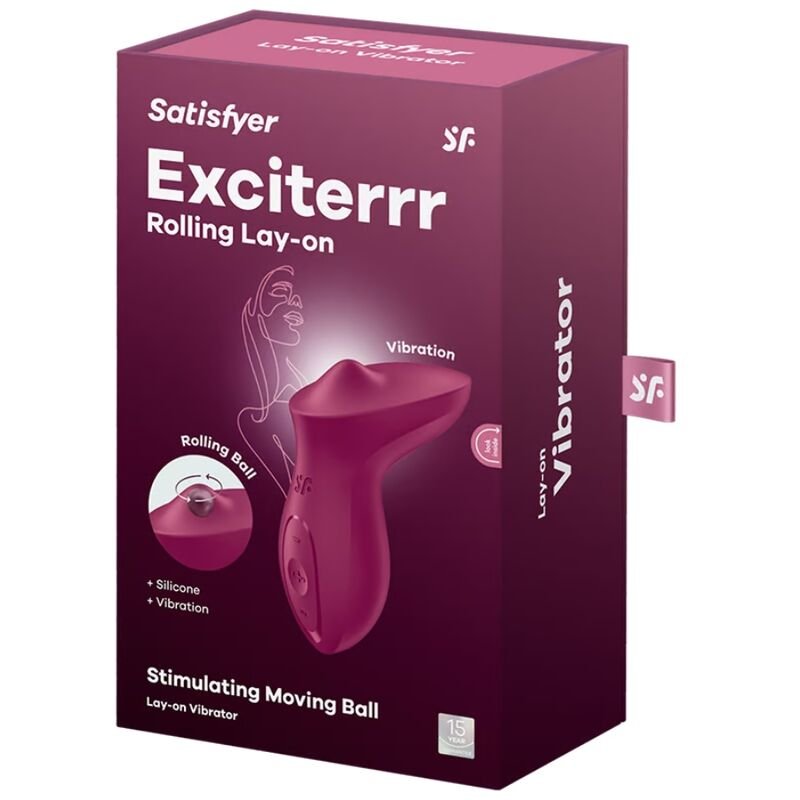 SATISFYER - VIBRADOR EXCITERRR LAY-ON CLITÓRIS FÚCSIA - Image 5