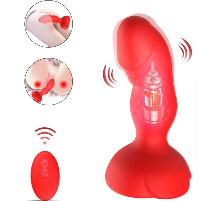 ARMONY - EXTREME A BLOOM VIBRADOR ROSE E PLUG ANAL CONTROLE REMOTO VERMELHO - Image 3