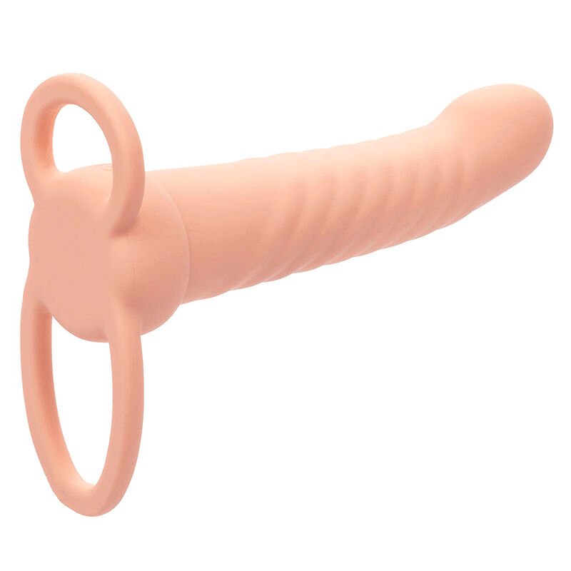 CALEXOTICS - MAXX RIBBED DUAL PENETRATOR 10 VIBRAÇÕES CARNE - Image 3