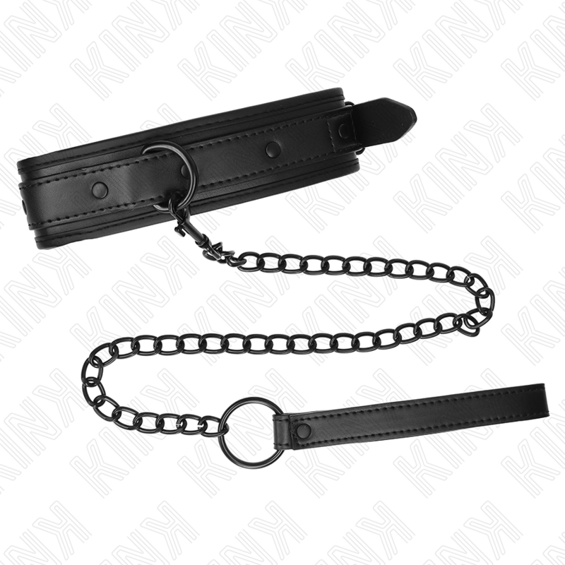 KINK - COLAR DE NEOPRENE BONDAGE MODELO 2 COM CINTO 78 CM AJUSTÁVEL 37,5 X 49,5 CM - Image 4