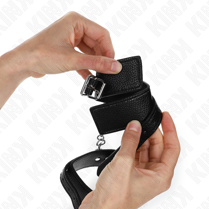 KINK - PULSO PADRÃO COBRA PRETO AJUSTÁVEL 20-28 CM X 5,4 CM - Image 3