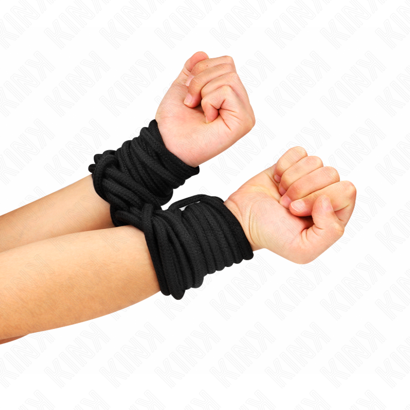 KINK - CORDA DE ALGODÃO 20 METROS PRETA - Image 4