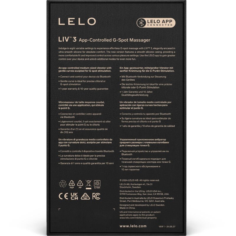 LELO - LIV™ 3 ESTIMULADOR G-SPOT ROSA - Image 4