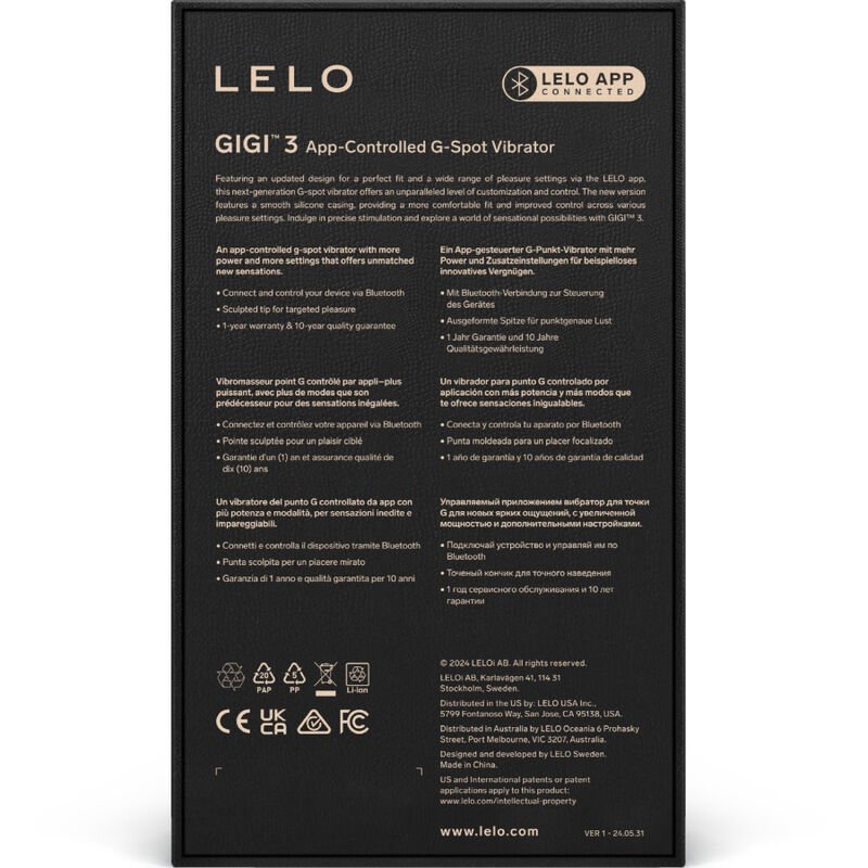 LELO - GIGI™ 3 VIBRADOR G-SPOT AZUL - Image 4