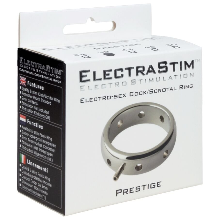 ELECTRASTIM - ANEL PENIANO ELETROMAGNÉTICO DE METAL PRESTIGE 34 MM - Image 4