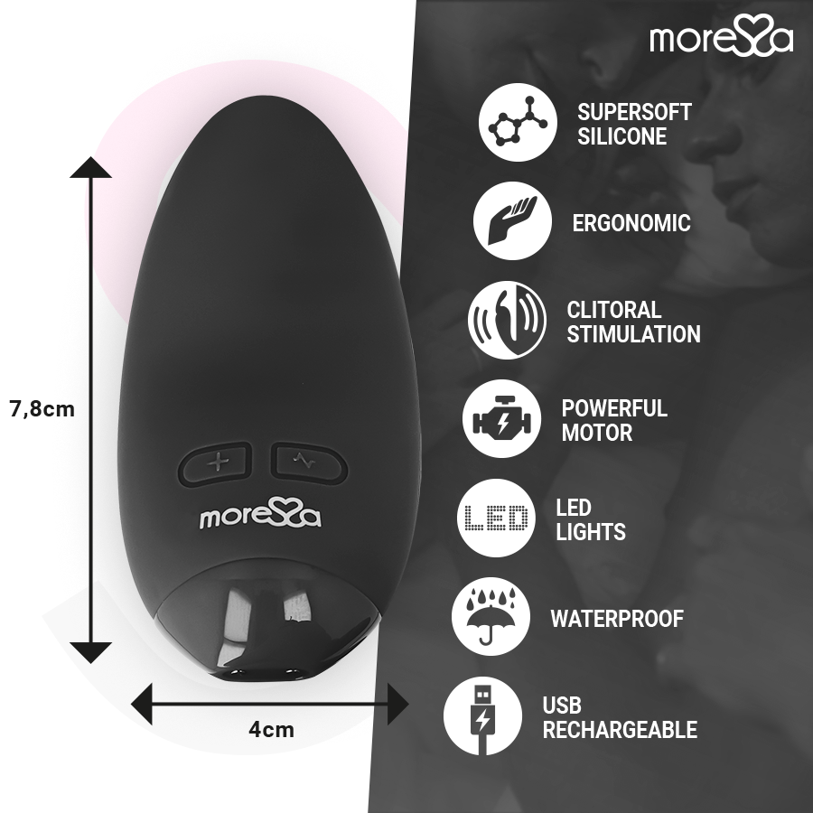 MORESSA - VIBRADOR BLOSSOM PRETO - Image 4