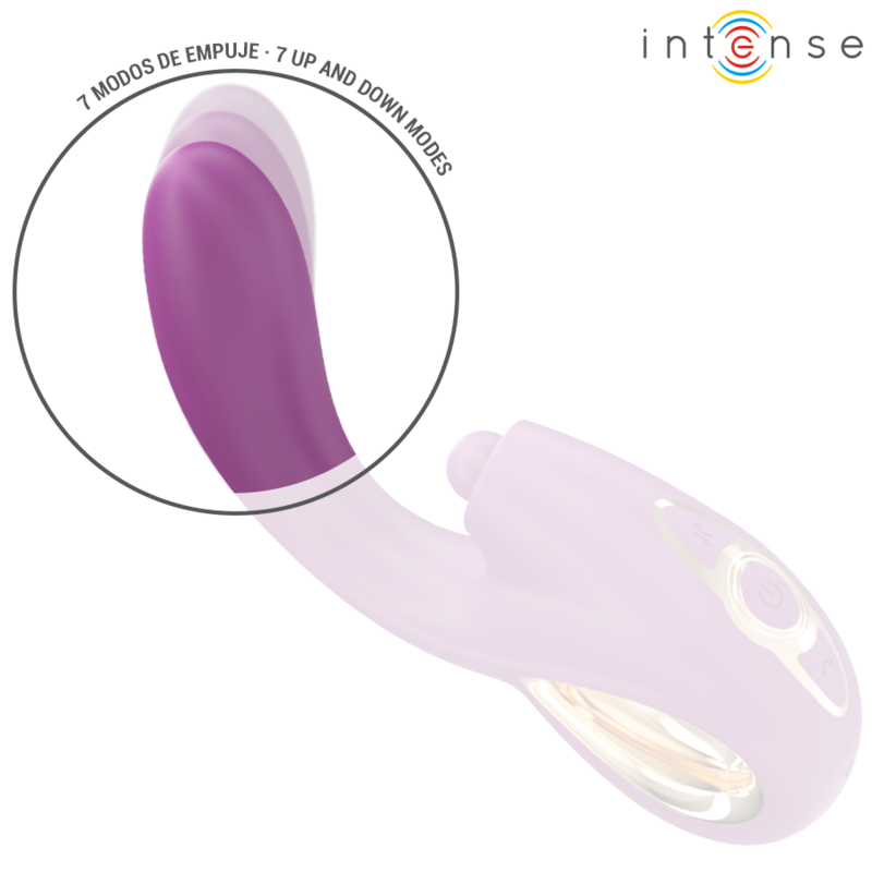 INTENSE - LALI MULTIFUNCIONAL VIBRADOR DE PONTO G COM BATIDA, IMPULSÃO E VIBRAÇÃO ROXO - Image 4