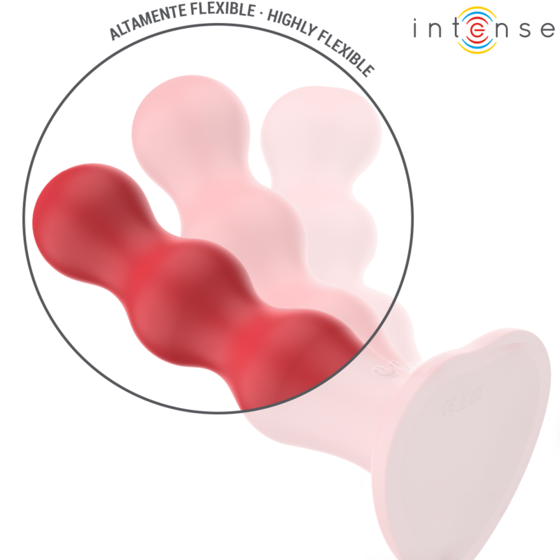 INTENSE - CODY VIBRADOR COM VENTOSA VERMELHO CONTROLE REMOTO - Image 5