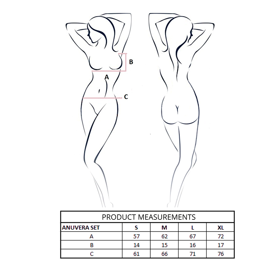 PASSION - SUTIÃ ANUVERA + TANGA SET FIRE BRICK L/XL - Image 4