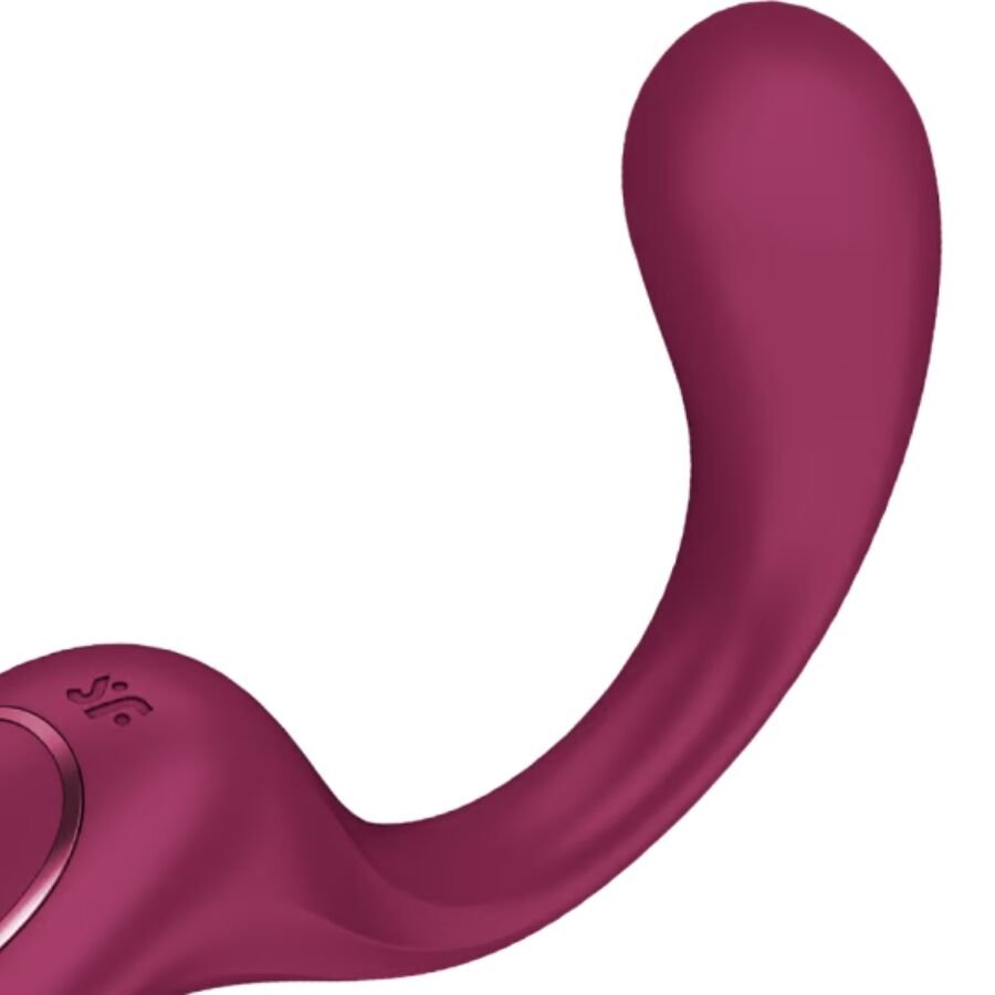 SATISFYER - G FOR GODDESS 2 RABBIT VIBRATOR BOTTLE BORDEAUX - Image 4