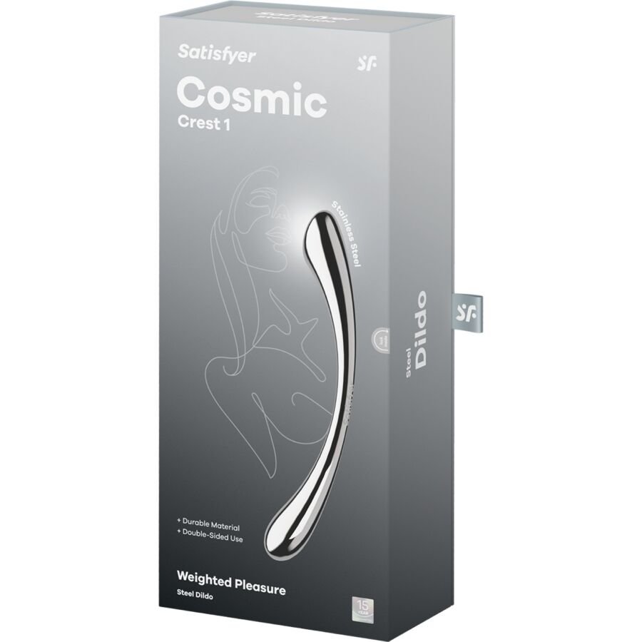 SATISFYER - COSMIC CREST 1 DILDO DE AÇO INOXIDÁVEL COM DUAS EXTREMIDADES - Image 5