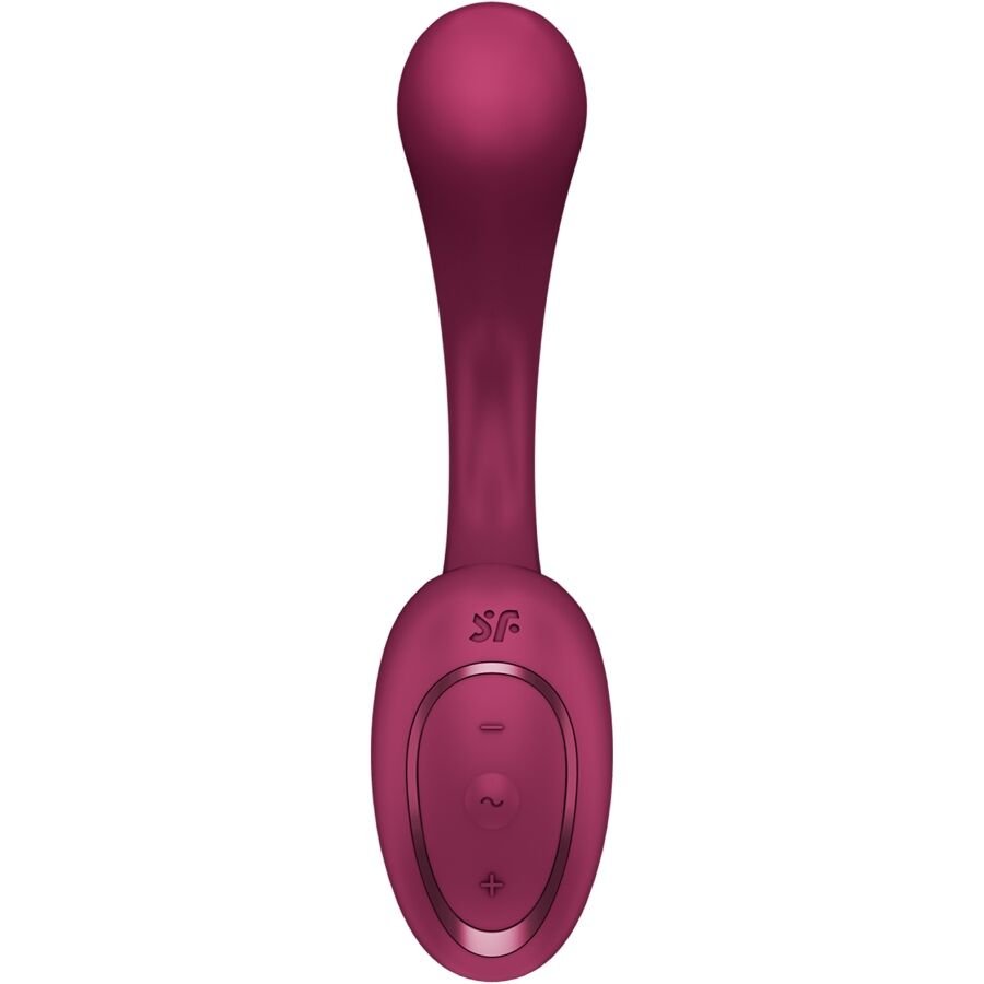 SATISFYER - G FOR GODDESS 2 RABBIT VIBRATOR BOTTLE BORDEAUX - Image 2
