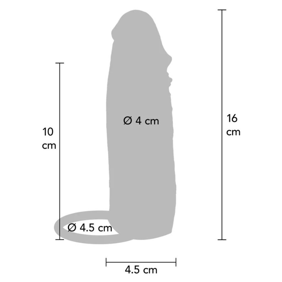 GET REAL - CAPA VIBRATÓRIA DE SILICONE PARA PELE HIDRATADA, CARAMELO, 16 CM - Image 4