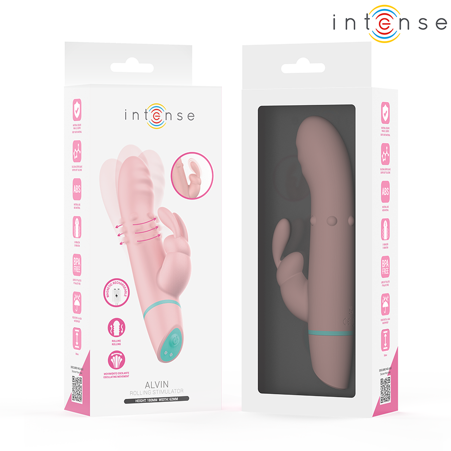 INTENSE - ALVIN RABBIT STIMULATOR ROLLING VIBRATOR + OSCILANTE - Image 4