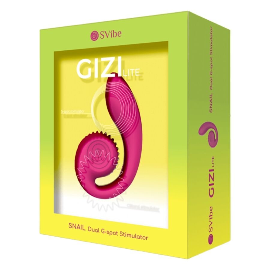 SNAIL VIBE - GIZI LITE VIBRADOR ROSA DUPLO PARA PONTO G E CLITÓRIS - Image 4
