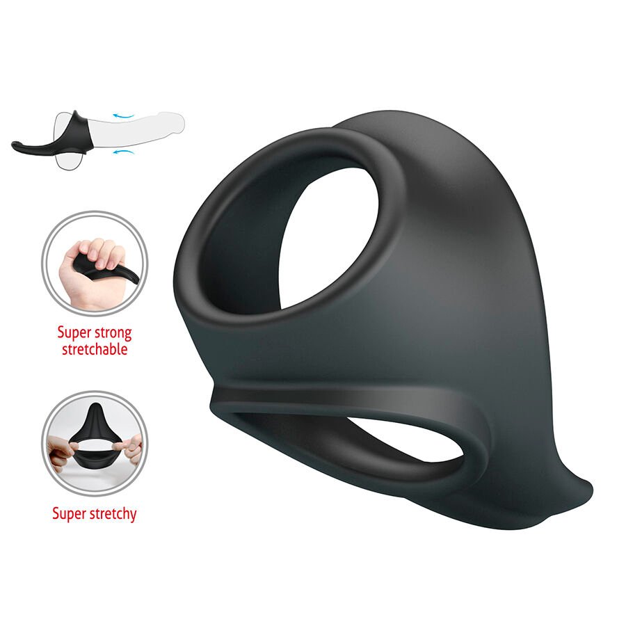 CRAZY BULL - ZADOK ANEL ERGONÔMICO COM ESTIMULADOR PERINEAL - Image 2