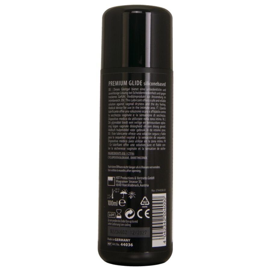 HOT - LUBRIFICANTE PREMIUM SILICONE GLIDE À BASE DE SILICONE 100 ML - Image 3