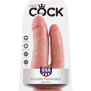 KING COCK - DUPLO PENETRADOR CARNE