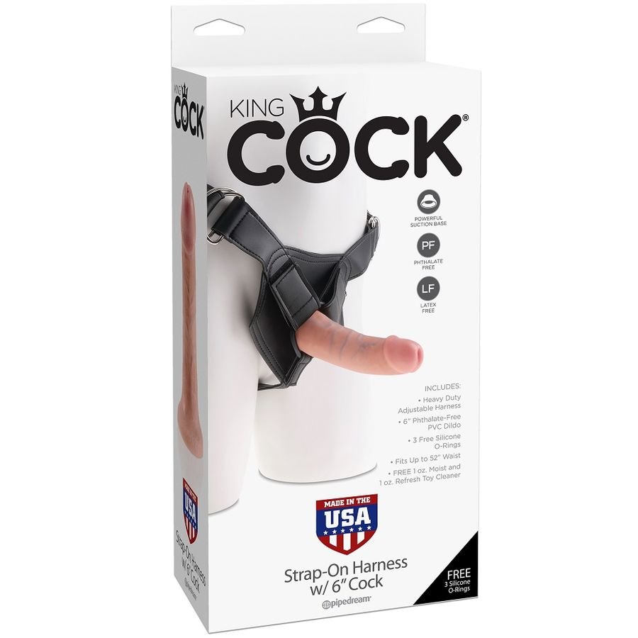 KING COCK HARNESS COM PÊNIS REALISTA 15,20 CM - Image 2