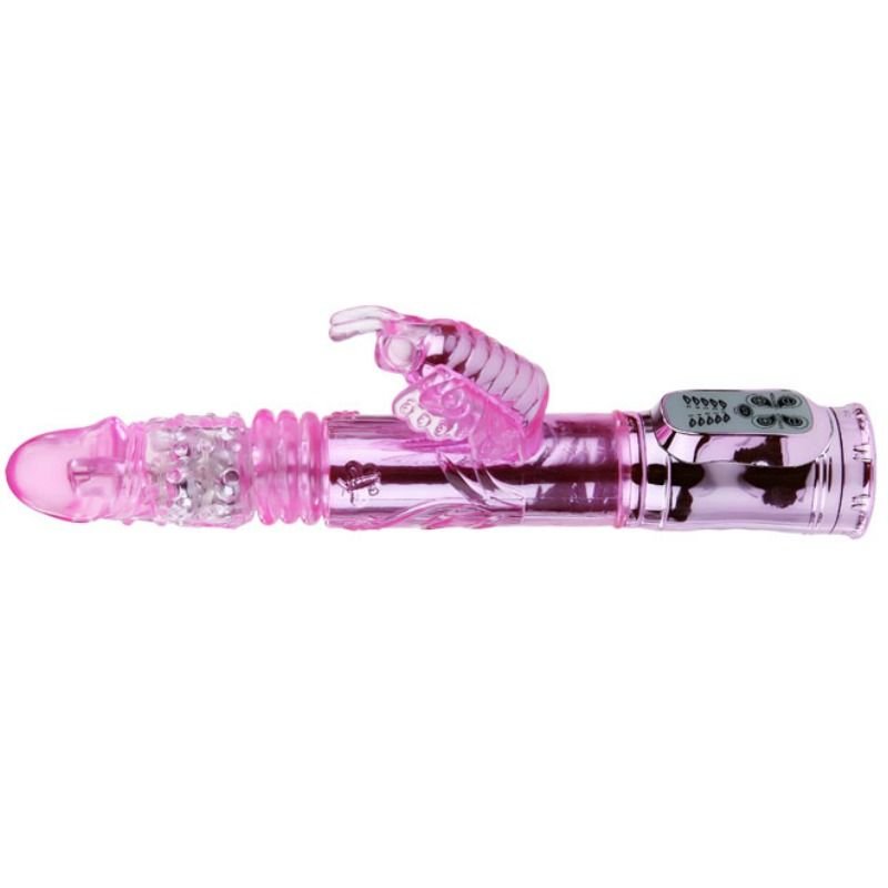 BAILE - VIBRADOR RECARREGVEL COM ROTAO E ESTIMULADOR DE BORBOLETA PULSANTE - Image 5