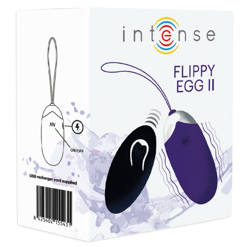 INTENSE - FLIPPY II VIBRANTE OVO COM CONTROLE REMOTO ROXO - Image 5