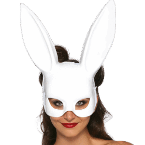 LEG AVENUE - MSCARA DE COELHO MASQUERADE BRANCA