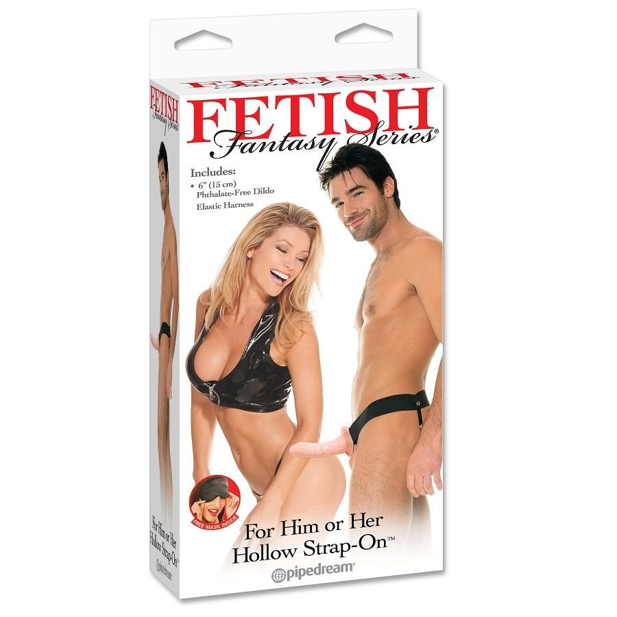 FETISH FANTASY SERIES - ARNES OCO AJUSTÁVEL DE CARNE STRAP ON 15 CM - Image 4