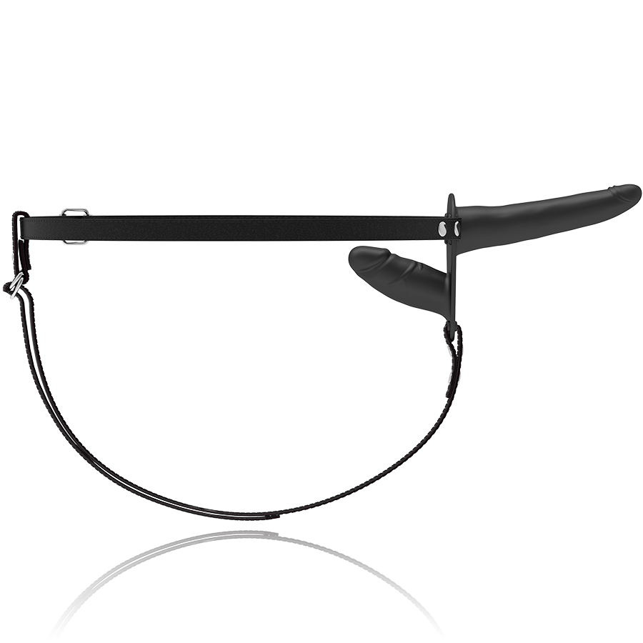 FETISH SUBMISSIVE HARNESS - VIBRADOR PRETO DE DUPLA PENETRAO - Image 4