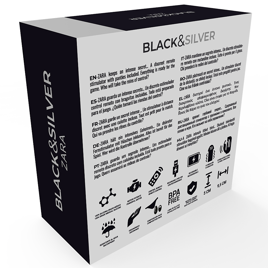 BLACKSILVER - ESTIMULADOR DE CONTROLE REMOTO ZARA COM CALA GRTIS - Image 5