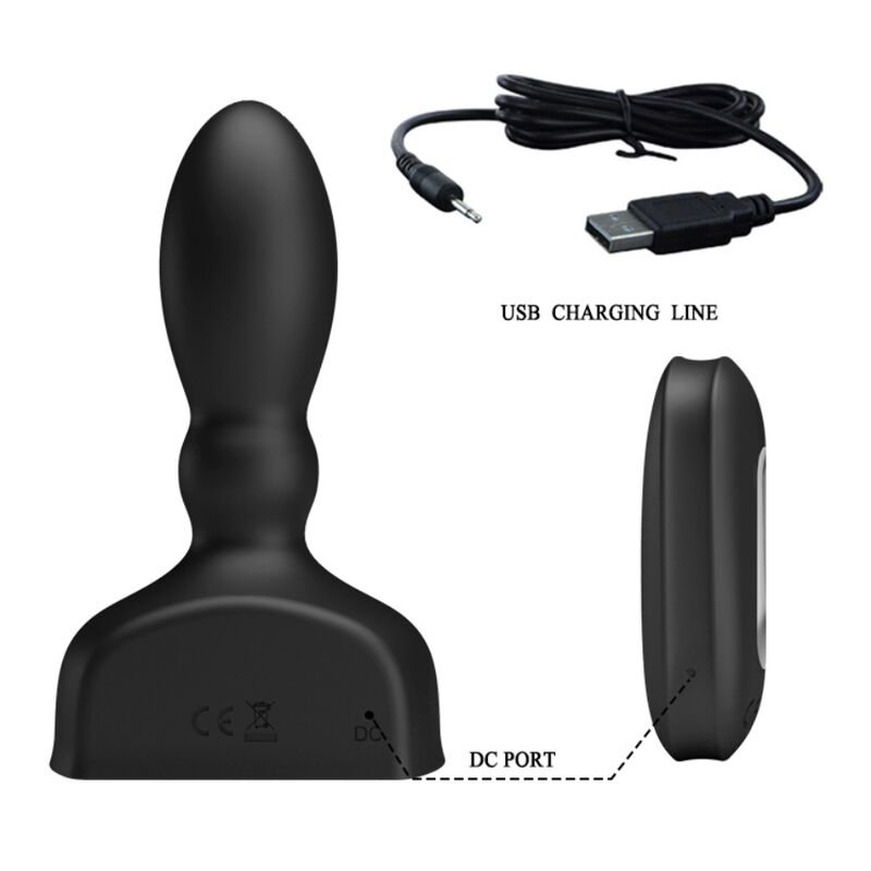 MR PLAY - CONTROLE REMOTO DE PLUG ANAL INFLVEL PRETO - Image 3