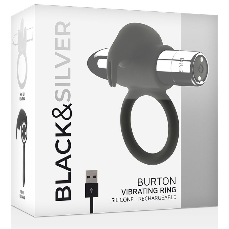 BLACKSILVER - ANEL RECARREGÁVEL BURTON 10 MODOS DE VIBRAÇÃO - Image 3